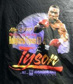 Mike Tyson MGM Grand Las Vegas 1997 Holyfield Tyson II T shirt 2XL XXL 