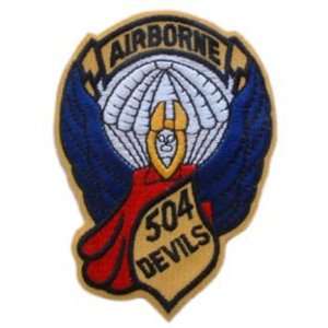  U.S. Army 504th Airborne Infantry Division Patch Blue 