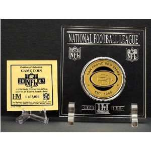  San Francisco 49ers 24kt Gold Game Coin