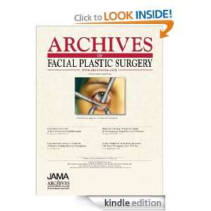 Archives of Facial Plastic Surgery (Sep/Oct 2010) JAMA and Archives 