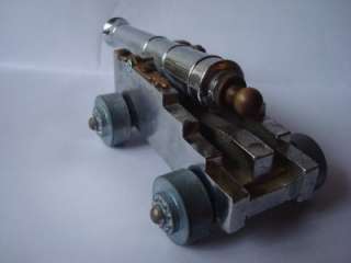   on a Vintage Mini Toy Diecast Cap Gun Navel Cannon Made in Italy