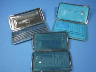 LOT OF 3 WOMENS CLUTCH STYLE WALLETS GREEN, BLUE & FLORAL  