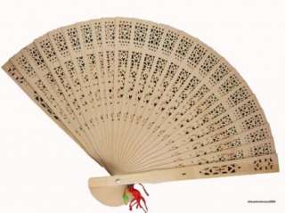 1PC Vintage Wooden Hand Fan with Man Or Women Or Ladies  