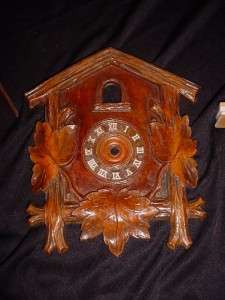 Old German Vintage Large Cuckoo Clock for Parts or Restoration  