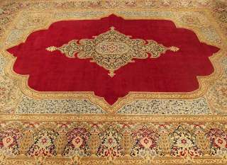   Antique Circa 1930s Persian Lavar Kerman Wool Rug Great Condition