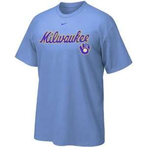   Milwaukee Brewers Light Blue Outta The Park T shirt