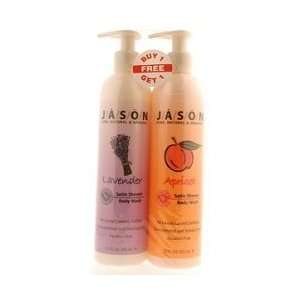  Jason Body Care   Lavender & Apricot Body Wash 12 oz 
