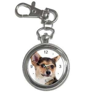  Pembroke Corgi Puppy Dog Key Chain Pocket Watch N0740 