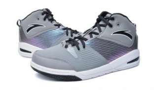 Anta Mens A core Basketball Shoes Game Training Sneakers Grey Size 7.5 
