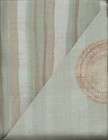   Stripe Green Tan Beige REVERSIBLE Quality Fabric Shower Curtain NEW