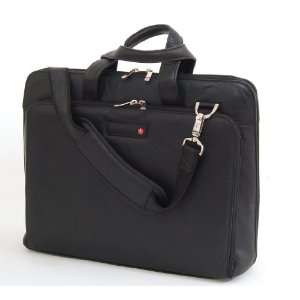  Swiss Bags Leather Laptop Briefcase Notebook Case Tote Bag 