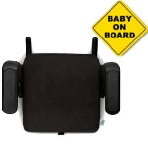 Clek Olli Backless Booster Seat (Black Jet) ** BONUS ** Baby on Board 
