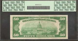 1928 $50 Gold Certificate PCGS AU 53  