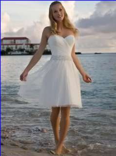 Short wedding dress sexy little white dress bridesmaid gown prom 