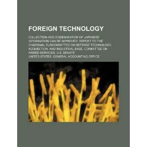  technology collection and dissemination of Japanese information 