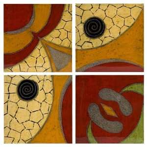   Abstract Wall Art Decorative Square Panels 19.5