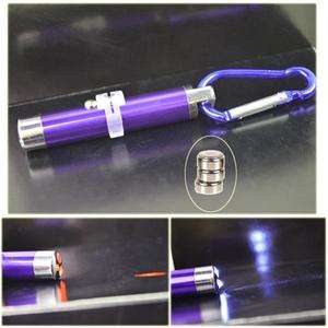   LED Mini Laser Pen Pointer Emergency Flashlight Purple 9796  