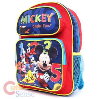 Disney Mickey Mouse & Friends School Backpack/Bag  14M  