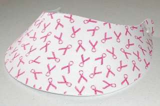 PINK RIBBON ~BREAST CANCER AWARENESS~VISORS CAP/HAT  