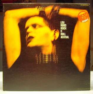 Lou Reed Rock N Roll Animal LP VG+ Reissue  