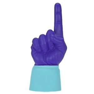 Ultimatehand Foam Finger Purple Hand/Jersey Combo LIGHT BLUE JERSEY 
