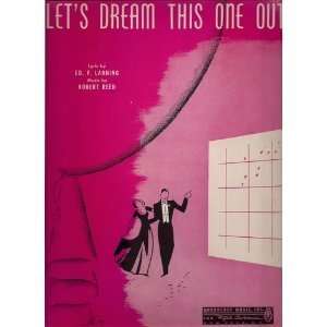  Lets Dream This One Out Ed Lanning, Robert Reed Books