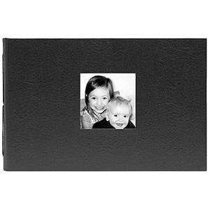  NOCI mini Black Leather/white album with 4x6 pockets by 