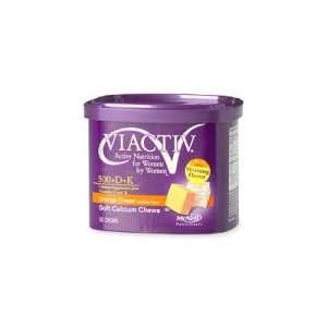  Viactiv Soft Calcium Chews, 500+D+K, Orange Cream 60 chews 