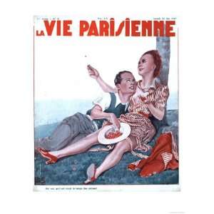 La Vie Parisienne, Couples Courting Dating Magazine, France, 1937 