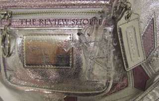 Coach 16050 Pop Star Leather Spotlight Purse Lilac/Silver NWT $398 