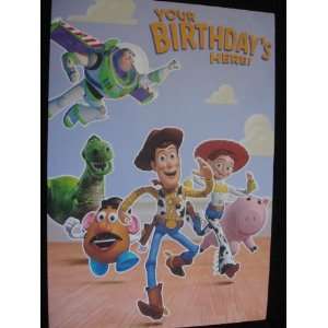  Disneys Toy Story Birthday Card, Envelope & Stickers 