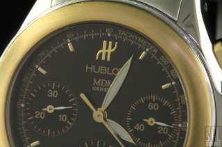 HUBOLT MDM 18K YELLOW GOLD STAINLESS STEEL 1810.2 AUTOMATIC MENS WATCH 