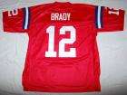   Brady #12 50th Anniversary Season NFL Equipment Reebok ONFIELD Jersey