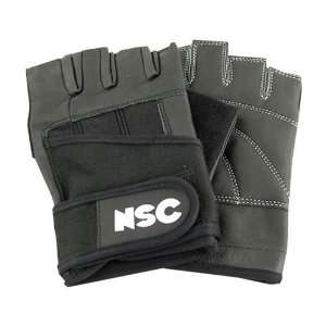 NSC Pair of Leather Lifting Gloves   Medium  Sports 