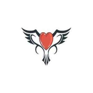  Bird Heart Temporary Tattoo 1.5x2 Jewelry