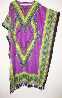 RETRO Hippie Boho Dashiki Caftan Dress 5 Colors 4555  