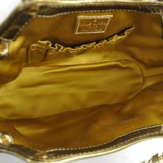 LOUIS VUITTON Cuir Gold Monogram Embossed THEDA PM Bag  