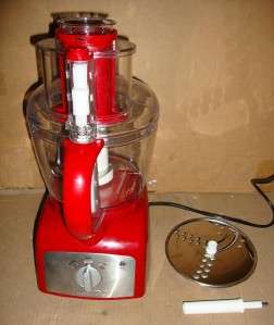 Kenmore 10 Cup Food Processor   Red  
