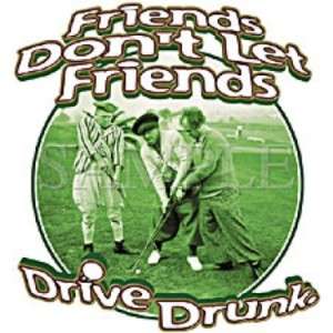 Stooges Golf Friends Dont Let Friends Drive Drunk FLAG  