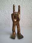 MEXICAN PEDRO FRIEDEBERG ESPECTACULAR HAND AND FOOT SCULPTURE