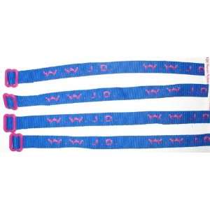  12 W.W.J.D. Wrist Bands   Pink / Blue Blacelets Christian 