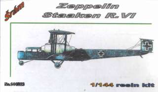 Hard to Find resin kit 1/144° SRAM Zeppelin Staaken R.VI  