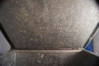 Cumberland Case Co. Dairy Box Cooler Vintage Metal  
