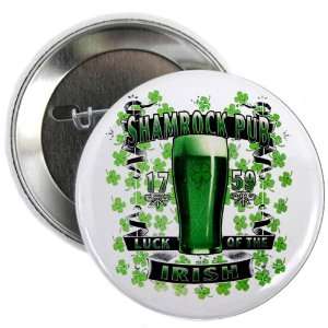 25 Button Shamrock Pub Luck of the Irish 1759 St Patricks Day Four 