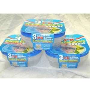  3 Pack Food Containers Case Pack 48