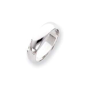  Size 6   5mm Half Round Band/Sterling Silver Jewelry