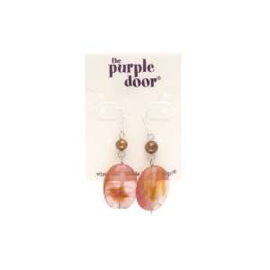    The Purple Door The Jennifer Earrings PDE 50 Q Fire Cherry Beauty