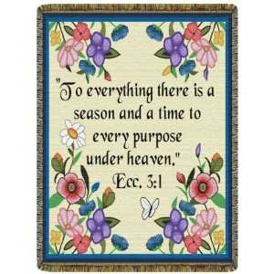  To Everything There is a Season Tapestry Throw LC10054 