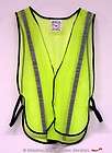 NEW Lime Green Safety Vest Mesh Construction Security Reflect 