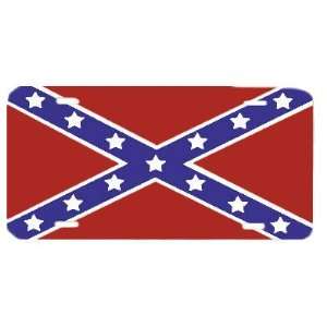  Confederate Rebel Flag Vanity Auto License Plate 